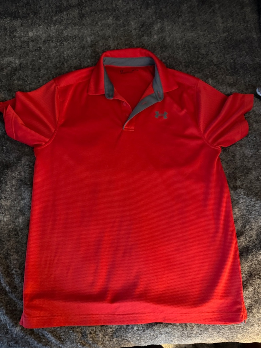Classic Red Under Armor Polo